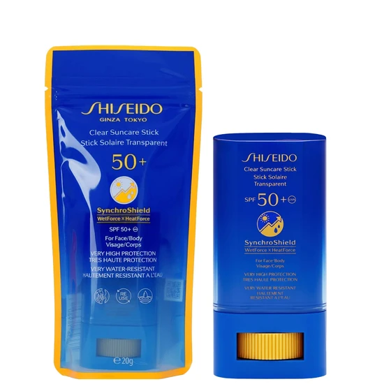 Shiseido Clear Sunscreen Stick SPF 50+ 20g
