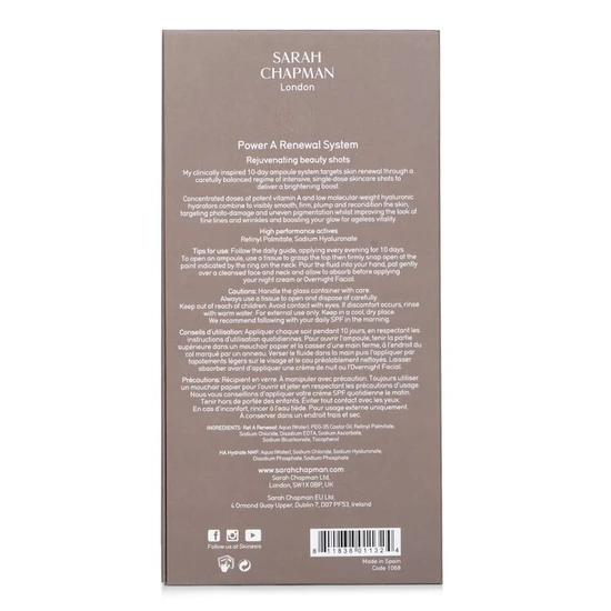 Sarah Chapman Skinesis Power A Renewal System 10x1ml