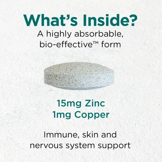 Cytoplan Zinc/Copper 15mg/1mg Tablets 60 Tablets