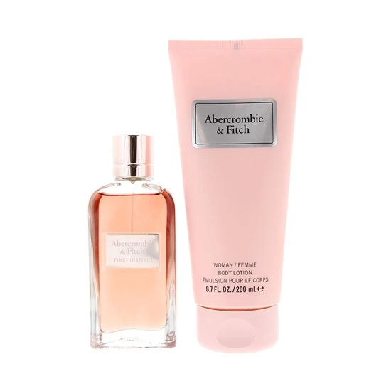 Abercrombie & Fitch First Instinct For Her Eau De Parfum Gift Set 50ml & 200ml Body Lotion