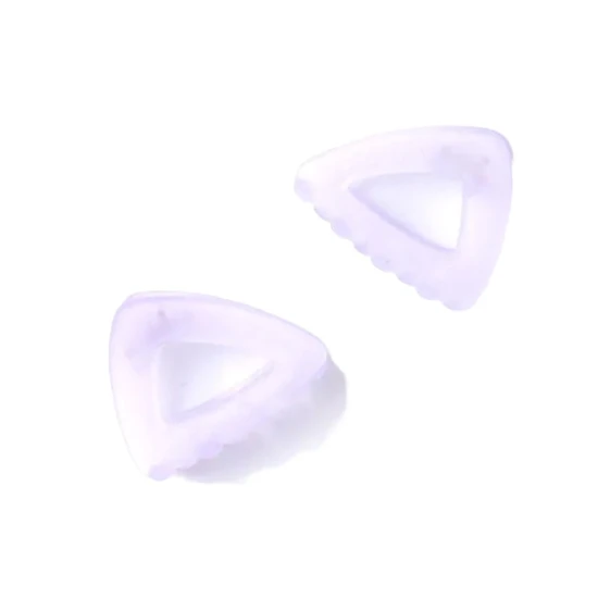 Molly And Rose Card Of 2 Translucent Pastel Clamps assorted