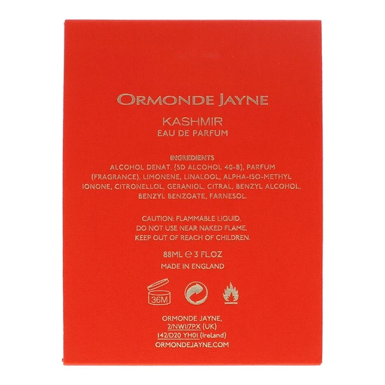 Ormonde Jayne Kashmir Eau De Parfum 88ml