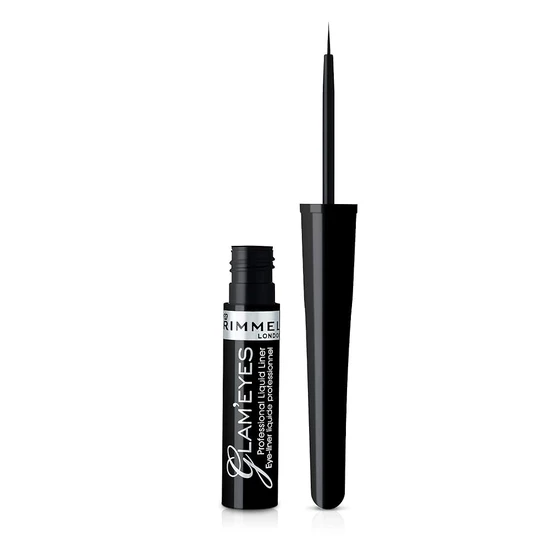 Rimmel Glam'Eyes Professional Liquid Liners 001 Black Glamour
