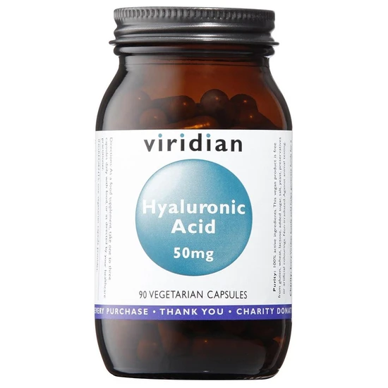 Viridian Hyaluronic Acid 50mg Veg Capsules 90 Capsules