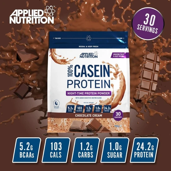 Applied Nutrition 100% Casein Protein Chocolate Cream 900g