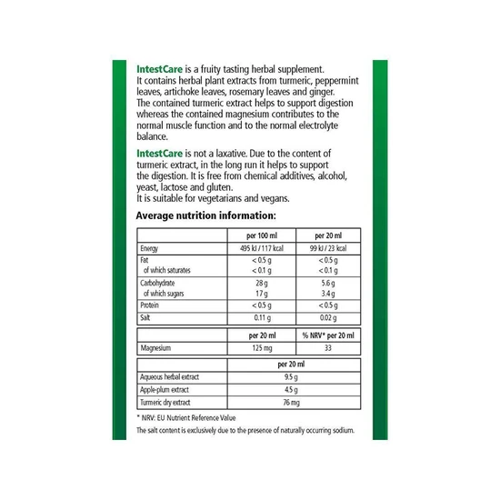 Floradix Intestcare Liquid Herbal Formula 250ml
