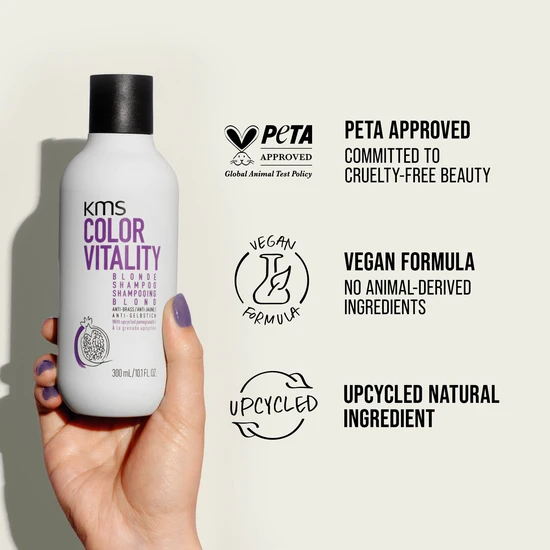 KMS Colour Vitality Blonde Shampoo 300ml