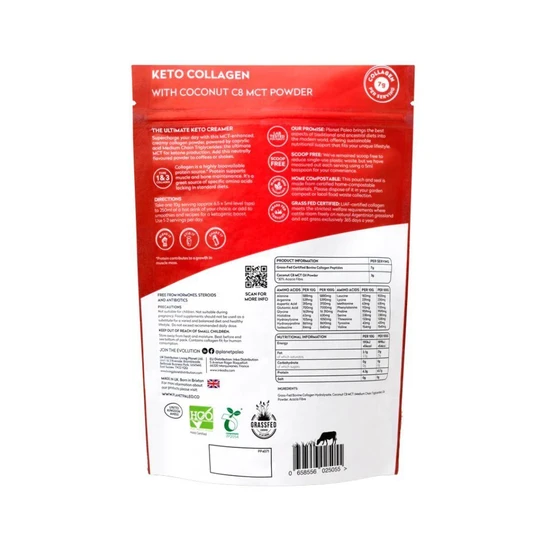 Planet Paleo Keto Collagen Powder 220g