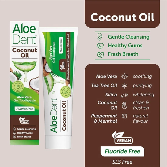 Aloe Dent Aloe Vera Triple Action Coconut Toothpaste 100ml