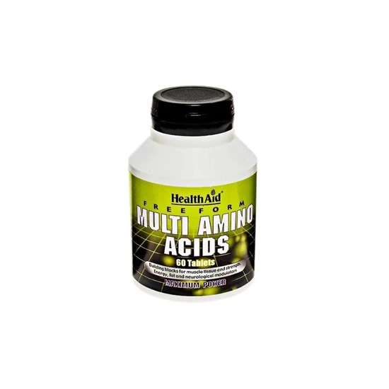 Health Aid Free Form Multi Amino Acids Tablets 60 Tablets