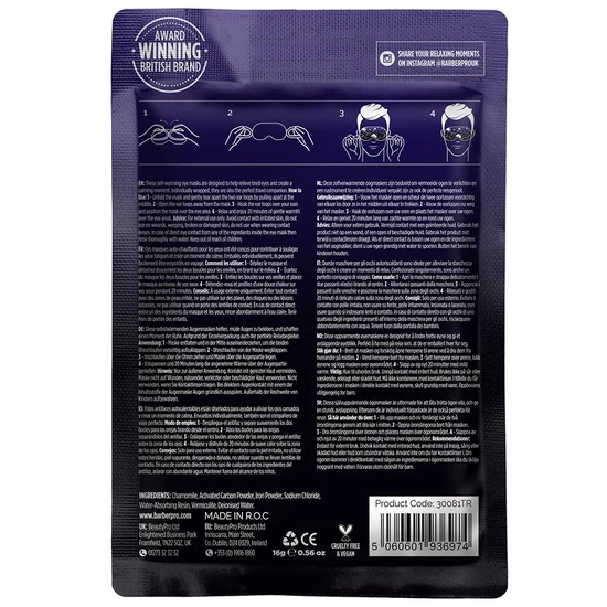 BARBER PRO Warming Eye Mask x 5