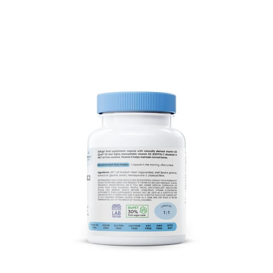 Osavi Vitamin D3 + K2 4000IU + 150mcg 60 Softgels