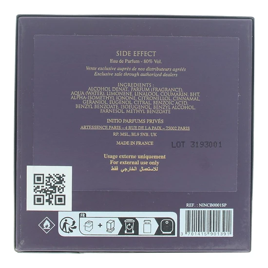 Initio Side Effect Eau De Parfum 90ml