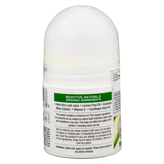Dr. Organic Bioactive Skin Care Organic Aloe Vera Deodorant 50ml
