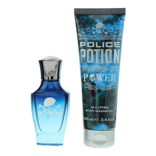 Police Potion Power Gift Set 30ml Eau De Parfum + 100ml Shower Gel