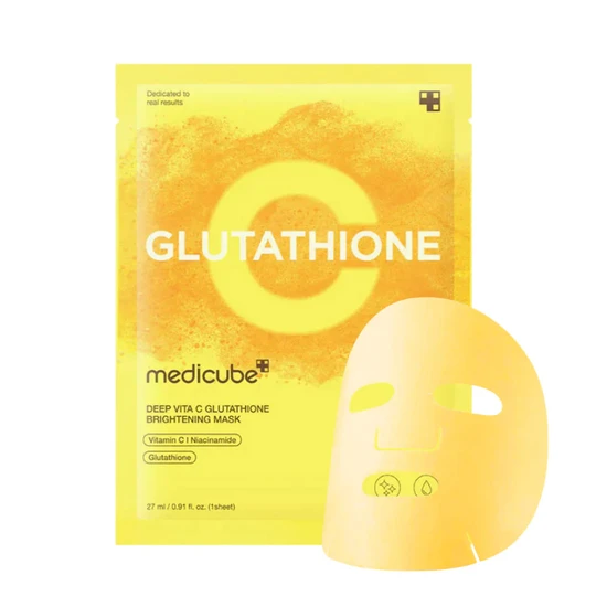 Medicube Deep Vitamin C Glutathione Brightening Mask