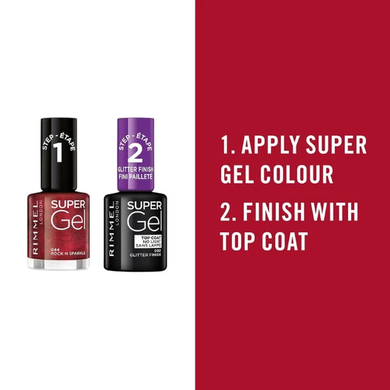 Rimmel Super Gel Nail Polish 033 R&B Rose