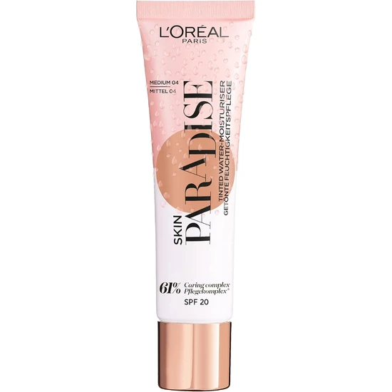 L'Oreal Paris Skin Paradise Tinted Moisturiser Foundation 04 Medium