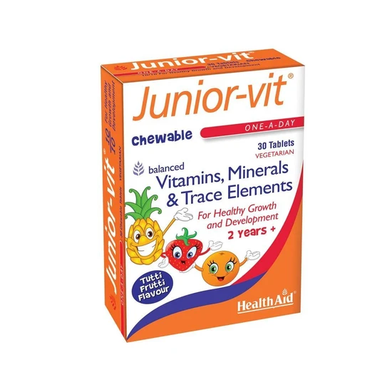 Health Aid Junior-Vit Chewable Tablets 30 Tablets