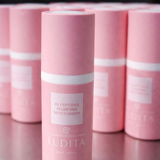 Ludita 3x Peptide Plumping Moisturising Gel Cream With Hyaluronic Acid & Squalane 30ml