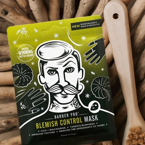 BARBER PRO Blemish Control Face Sheet Mask x1