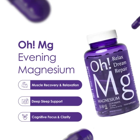 NMN Bio Oh!mg Evening Magnesium Capsules 90 Capsules