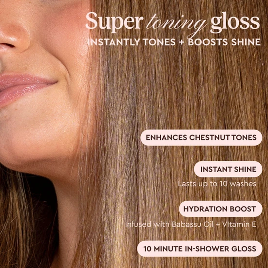 Glaze Supergloss Clear Conditioning Hair Gloss For Instant Shine Cocoa Lights