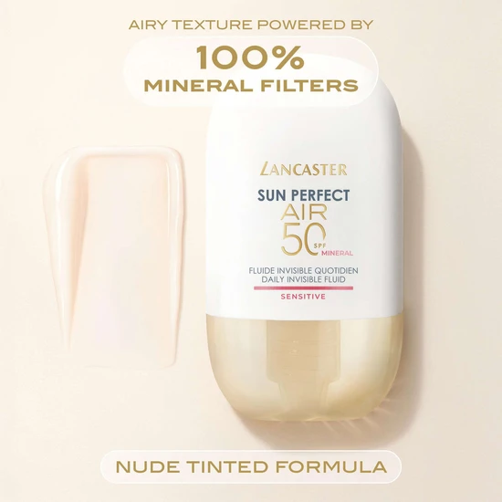 Lancaster Sun Perfect Air Daily Invisible Fluid SPF 50 Sensitive Mineral 40ml