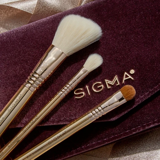Sigma Beauty Elite Essential Trio Brush Set