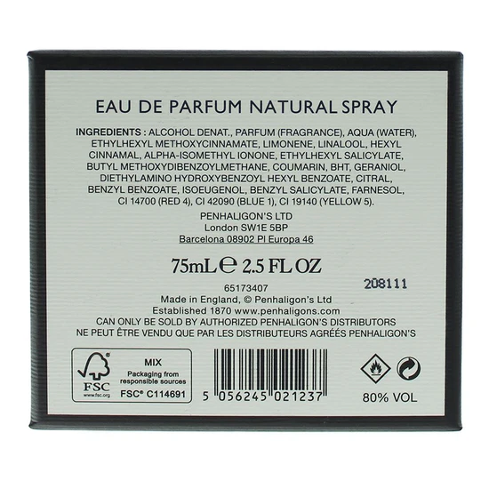 Penhaligons Portraits The Revenge Of Lady Blanche Eau De Parfum 75ml