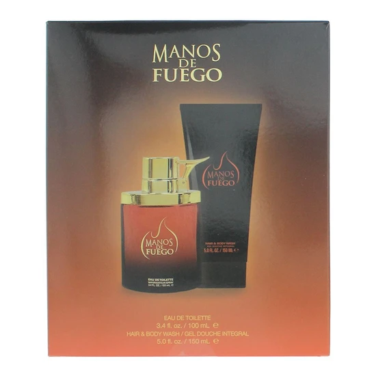 Manos De Fuego Caliente Gift Set Eau De Toilette 100ml + Hair & Body Wash 150ml