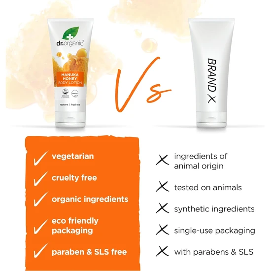 Dr. Organic Manuka Honey Skin Lotion 200ml