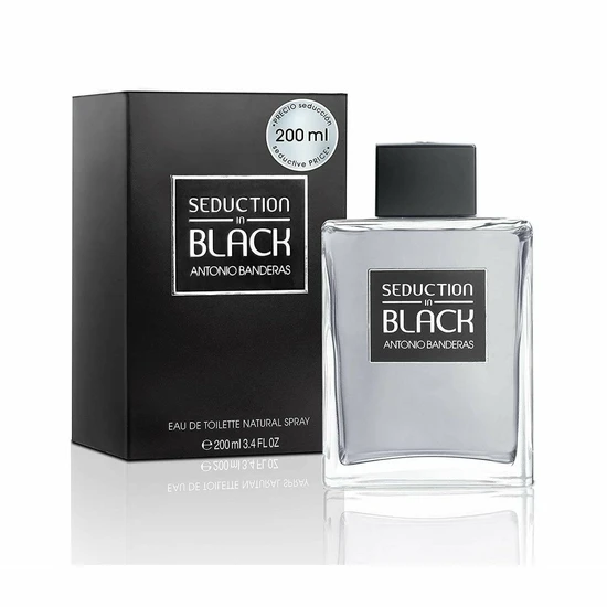 Antonio Banderas Seduction In Black Eau De Toilette 200ml