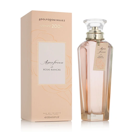 Adolfo Dominguez Aqua Fresca De Rosas Blancas Eau De Toilette 200ml