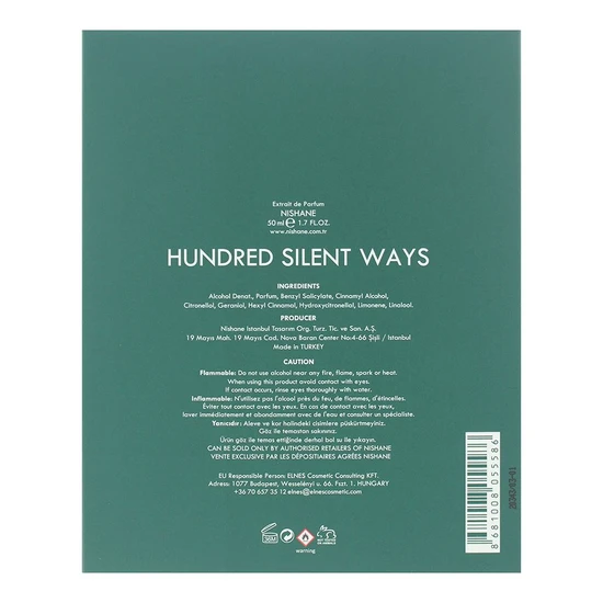 Nishane Hundred Silent Ways Extrait De Parfum 50ml