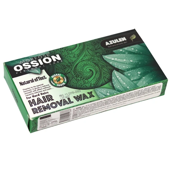 Morfose Ossion Azulen Natural Effect Hair Removal Wax For Hard Hairs 450 g