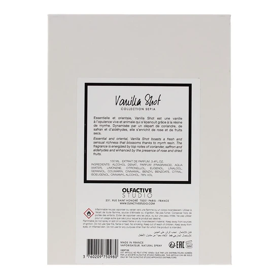Olfactive Studio Vanilla Shot Extrait De Parfum 100ml