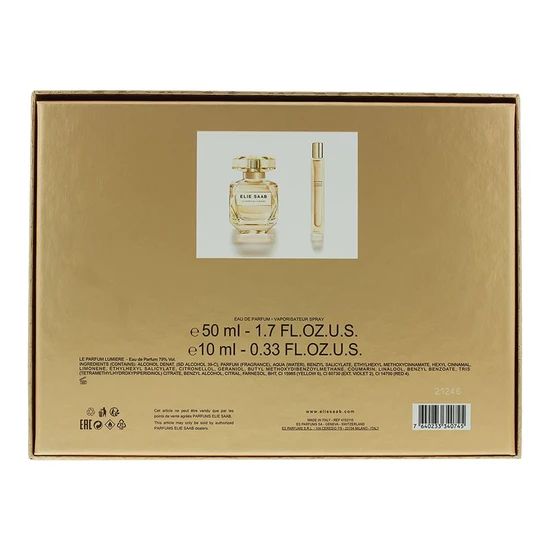 Elie Saab Le Parfum Lumiere Eau De Parfum Gift Set 2 Piece