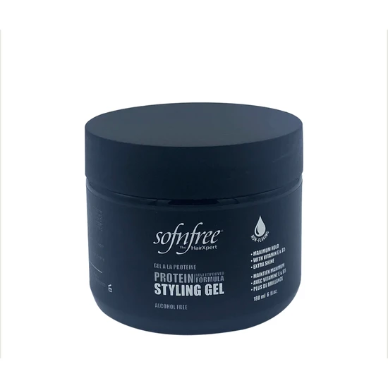 Sofn'Free Protein Styling Gel Black 180ml