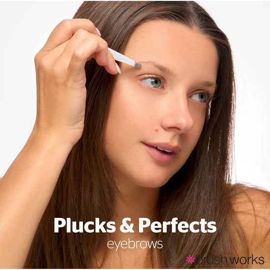 Brushworks Precision Brow Shaping Set