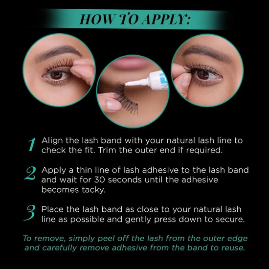 Ardell Natural Lashes Multipack Babies, Black