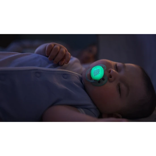 Philips Ultra Soft Nighttime Pacifier Boy 0-6m x2