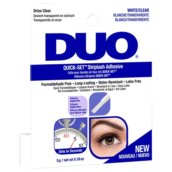 DUO Quick-Set Striplash Adhesive White/Clear
