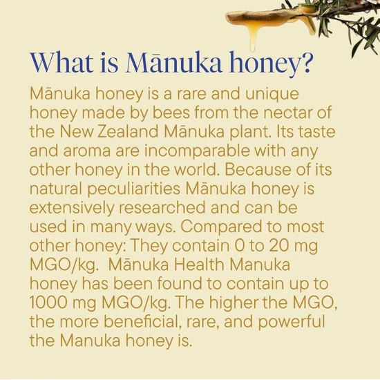 Manuka Health MGO 400+ Pure Manuka Honey 50g