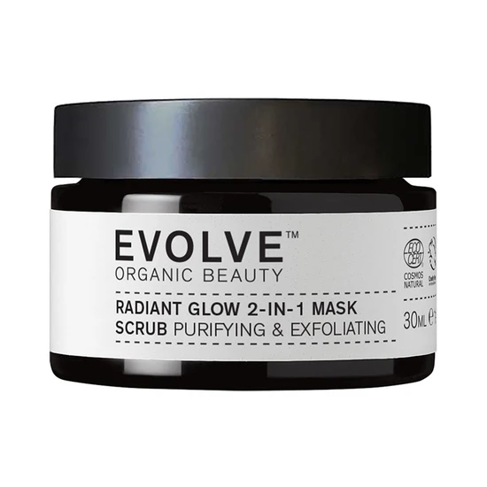 Evolve Beauty Radiant Glow 2-in- Scrub 1 Mask