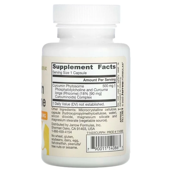 Jarrow Formulas Curcumin Phytosome Meriva 500mg Vegicaps 60 Vegicaps
