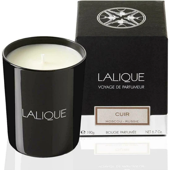 Lalique Cuir Moscou Russie Candle 190g