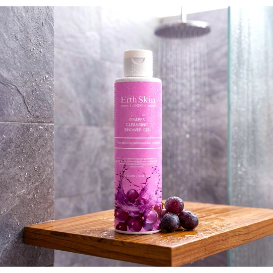 Erth Skin London Grapes Cleansing Shower Gel