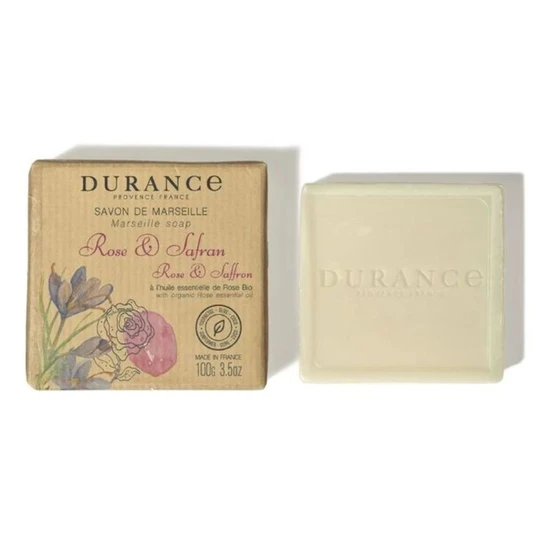 Durance Rose & Saffron Marseille Soap 100g