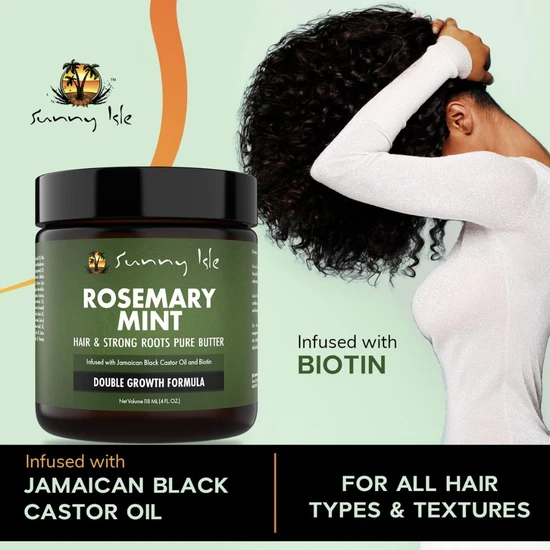 Sunny Isle Rosemary Mint Hair & Strong Roots Pure Butter 59.14ml